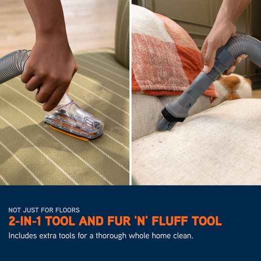 Vax Mach Air Energise UCA3GEV1 Upright Vacuum Cleaner - Annotation - 2-in1 tool and fur n fluff tool